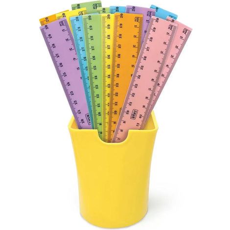 BARATTOLO 36PZ RIGHELLI 20CM PASTEL (1/5)