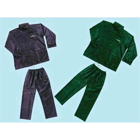 Impermeabile Giacca + Pantaloni Brixo Nylondry - TG. XXL - Colore Verde