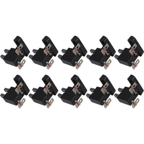 Balais de Charbon, Brosse à Charbon Universelle 10 PCS pour générateur GX390 4KW 5KW 7KW (1/5)
