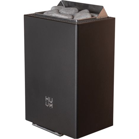 HUUM Core Wall Mini 3 Black Saunaofen 3 kW finnischer Saunaofen Design Wandofen