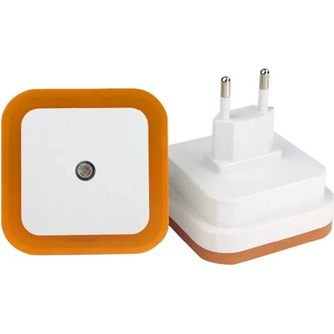 Veilleuse LED sans fil (jaune), mini lampe carrée (1/5)