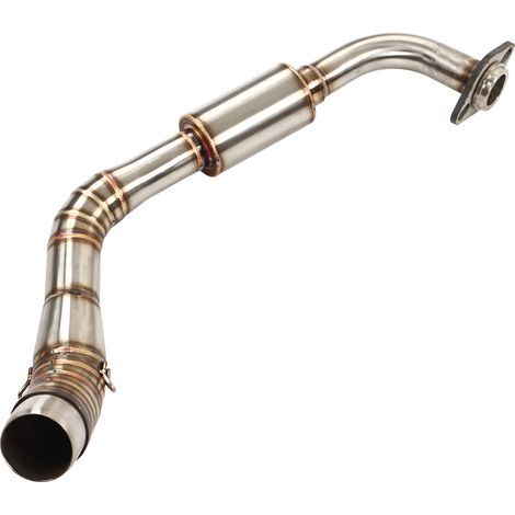Tuyau d'échappement avant central avec résonateur en acier inoxydable, pièce de remplacement pour NVX 155 125 AEROX 155 2016-2021 (1/5)
