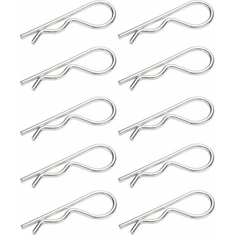 10x goupille béta diamètre 3mm x longueur 57mm acier