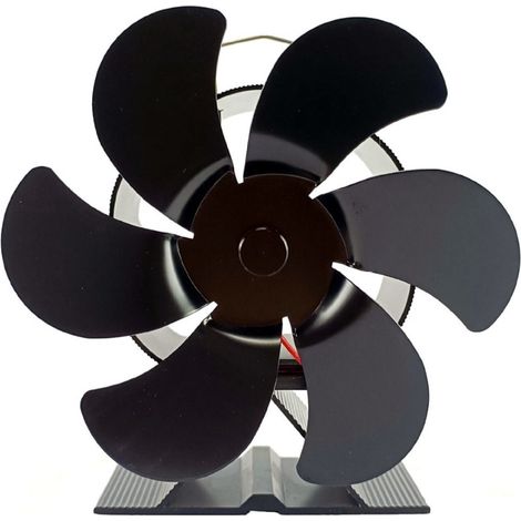 Ventilateur de poêle à bois-ventilateur de cheminée à énergie thermique à 6 pales-ventilateur silencieux pour poêle à bois/cheminée (1/4)