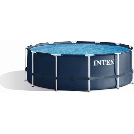 Piscine à cadre Intex 366 x 122 cm Piscine ronde avec échelle de sécurité