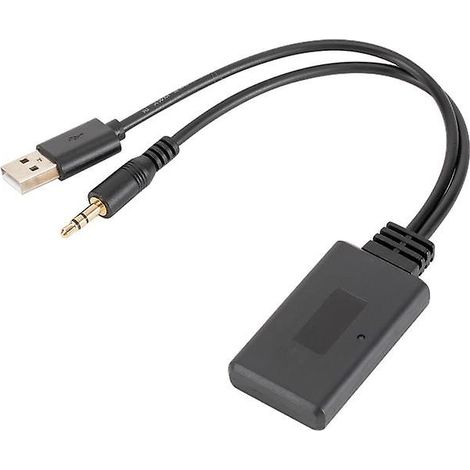Récepteur Bluetooth universel sans fil pour voiture, adaptateur USB/auxiliaire 3,5 mm, lecteur de musique Bluetooth 5.0, câble audio pour BMW (1/5)