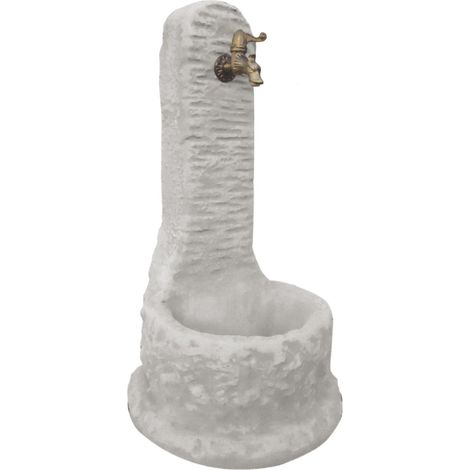Fontana centrale Sasso Grigio 43xH82cm Decogarden