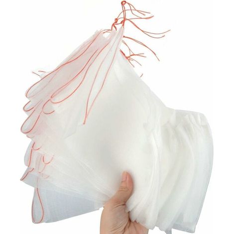 Lot de 100 Sacs en Filet Anti-Insectes - pour la Protection des Fleurs et Fruits (1/5)