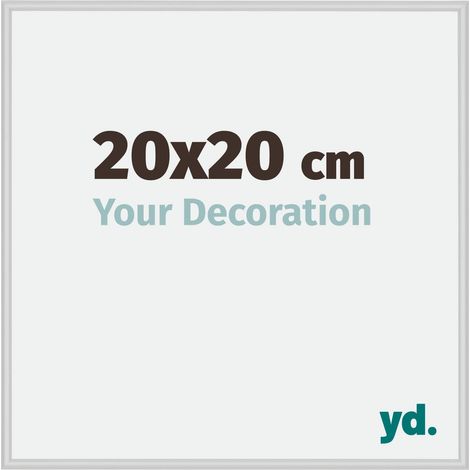 yd. - Cadre photo 20x20 - Argent Mat - Aluminium - Miami (1/5)