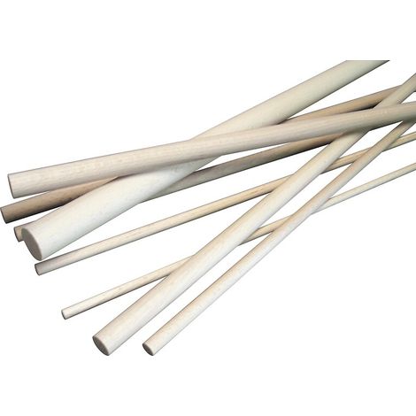Tourillon bois lisse en hêtre longueur 1 m Ø 18 mm - ASBOIS