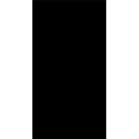 Plaque de protection murale noire en acier isolant Torvak l.60 x H.100 cm Edilinox