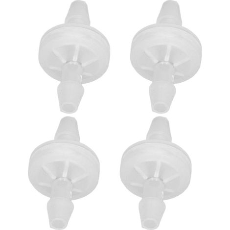 Lot de 12 clapets anti-retour aquarium en PP résistant ozone et hydrocarbures valve à sens unique pour bac poisson industrie chimique 5.1mm (1/5)