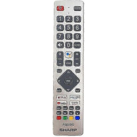 Télécommande vocale TV 40BL2EA 2020 pour Sharp Aquos SHW/RMC/0133