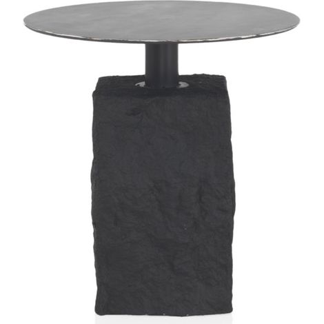 Table d'appoint ronde avec base en polyrésine Mgo (1/4)