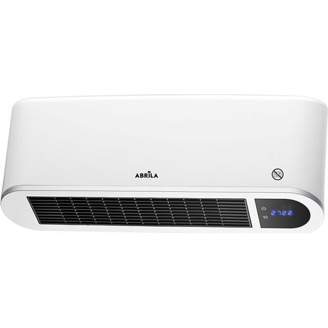 Bonaire Bianco PTC Ceramic Split 2000W 2 Potenze 3 Funzioni Display Controllo Temporizzatore IP23 (20.5x50x12cm)
