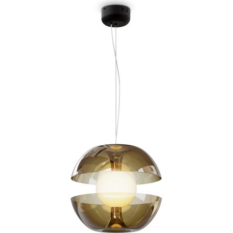 Suspension LED Maytoni Rebel Ø30 laiton verre 3000K (1/2)