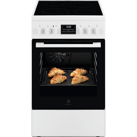 Cuisinière vitrocéramique 57l 4 feux blanc - Electrolux - LKR524292W (1/5)