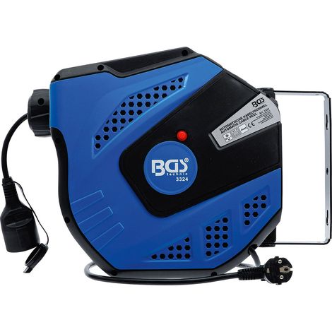 BGS carrete automático profesional cable 20 m 1000W-3000W