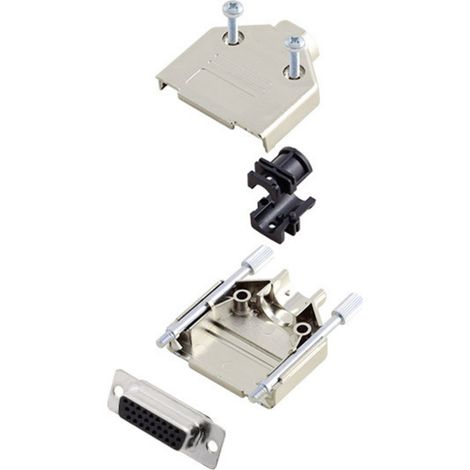 Amphenol L17DTPK-M-15+L77HDA26S D-SUB Buchsenleisten-Set 180 ° Polzahl: 26 Lötkelch 1 St.