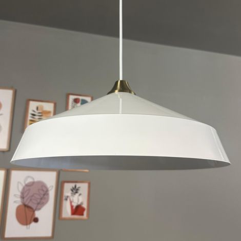 bamyum Lema Suspension Luminaire Rétro en Metal de 37,5 cm, Lustre de Salon Vintage, Éclairage de Plafond pour Chambre, Cuisine, Lampe Suspendue (1/5)