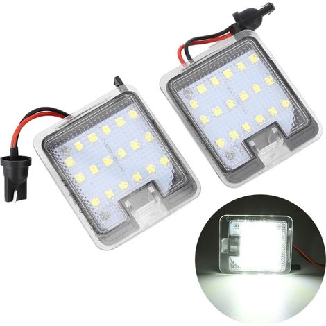 Lampade da tavolo LED per esterno, set di 2 pezzi, adatte per specchi e veicoli 2008-2012 (1/3)