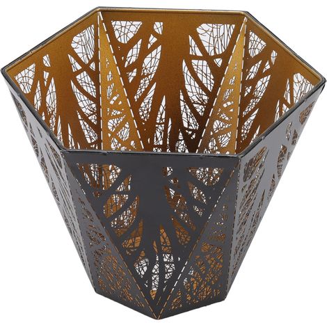 Abat-jour E27 E26 pour lampe de bureau, abat-jour en fer forgé, sculpture d'arbre de la Forêt-Noire, décoration de chambre à coucher (1/5)