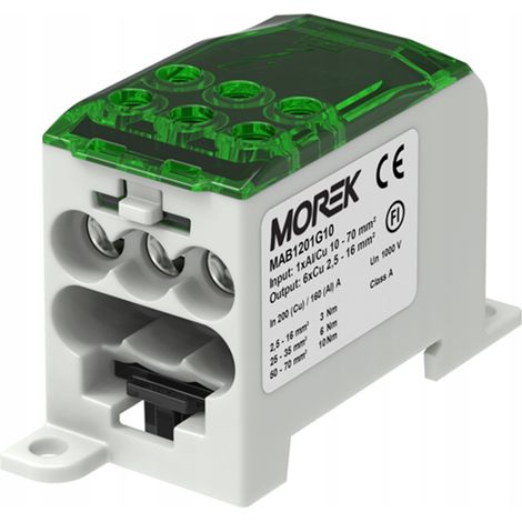 Bloque de distribución Simet mab1201g10 200 A 1000 V