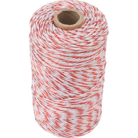 Câble électrique en polyfil, haute conductivité, résistant à la corrosion, en acier inoxydable, pour clôture agricole ou ranch.