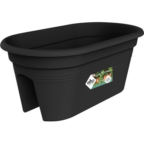 Elho Green Basics Flower Bridge 55 Living Black Fioriera Ovale