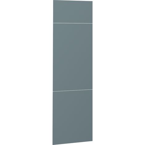 Frente de cocina R-Line, Gris azulado, 59.6 x 196 cm frente de mueble para mueble de integración de frigorífico, Vicco (1/5)