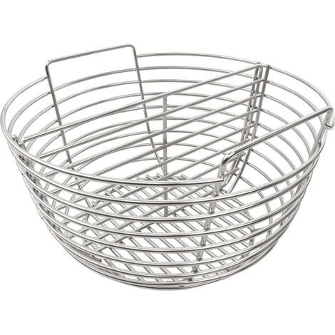 Panier à charbon de bois en acier inoxydable pour Patton barbecue kamado 20-21"