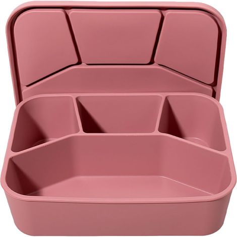 Lunchbox mit vier Fächern und Deckel, auslaufsichere Lunchbox/Snackbox (1/5)