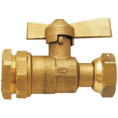 Robinet - ROB - F20X27-PE25 - Bille pleine - Manette laiton - 3/4''