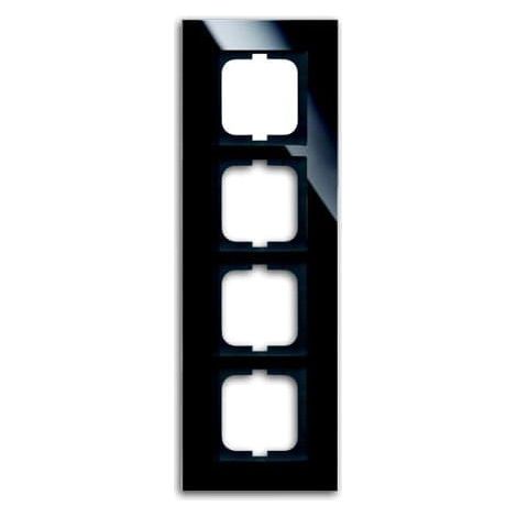 Cadre 4 Poussoirs Verre Sombre 2CKA001754A4325 ABB 583301