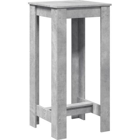 Maison Exclusive - Tavolo da Bar Grigio Cemento 51x50x103,5cm in Legno Multistrato