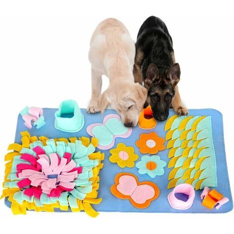 Chien renifleur tapis 75cm lavable pliable renifleur pelouse tapis d'entranement animal de compagnie chien chat odeur formation renifleur couverture chien (1/5)