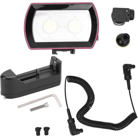 Seafrogs SL-21 40m/130ft Tauchlampe, 7000-7500K LED-Taschenlampe, inklusive AC100-240V Netzladegerät, leistungsstarke Unterwasserbeleuchtung, wiederaufladbarer Akku, wasserdichtes Set für Foto- und Vi (1/5)