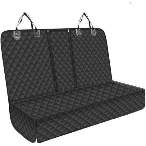 Housse de Protection pour Siège Arrière de Voiture Noir pour Chien, Animal de Compagnie, Enfant, Passagers de Taxi Protège des Rayures, Imperméable Taille Universelle (1/4)