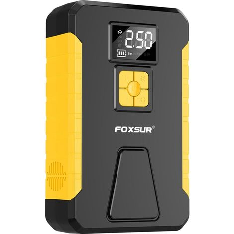Car Battery Jump Starter with Air Compressor, 26800mAh (Pour véhicules essence 4.0L et diesel 3.0L) - Démarreur de Voiture Portable avec gonfleur et Affichage (1/5)