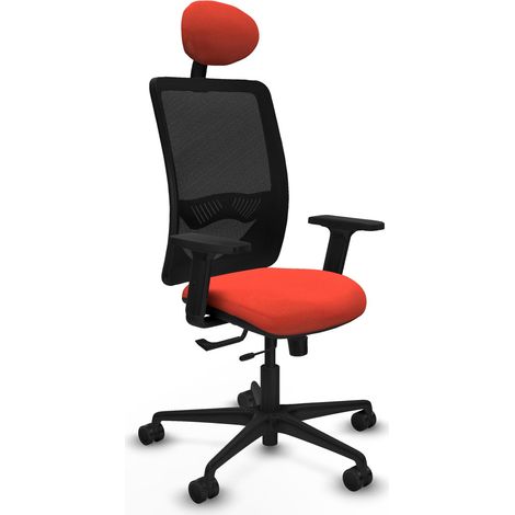 Silla de oficina piqueras y crespo Zulema negro tela malla (1/2)