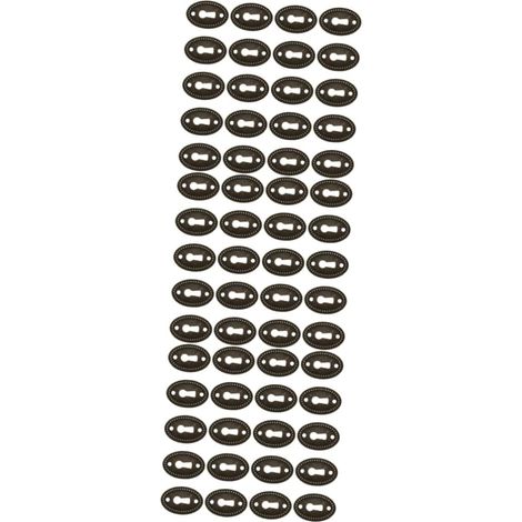 Lot de 60 cache, œillets ovales antiques pour meubles (1/5)