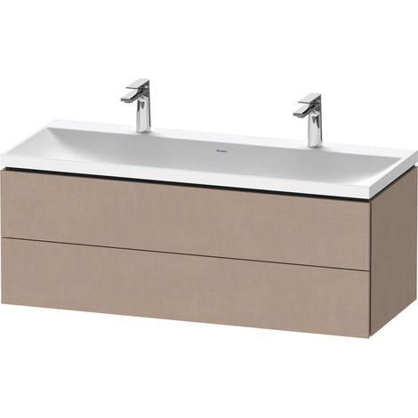 Duravit L-Cube c-shaped Set wandhängend, 2 Schubkästen, 2