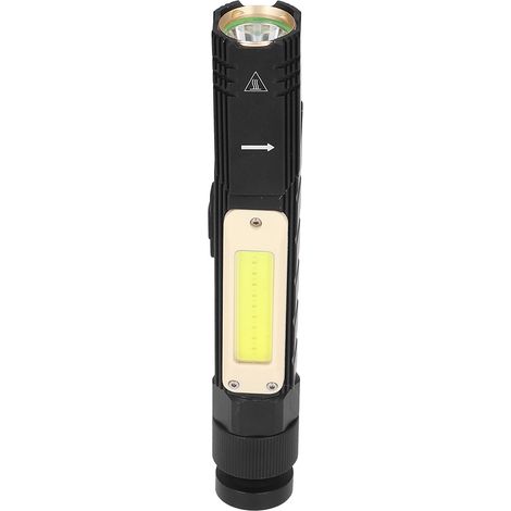 Lampe de travail LED COB+LED pliable à 90°, étanche, aimantée, lampe torche pour camping extérieur (1/5)