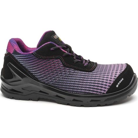 Chaussures de sécurité basses Arya femme noir/violet - PL ESD FO SR - Base Protection