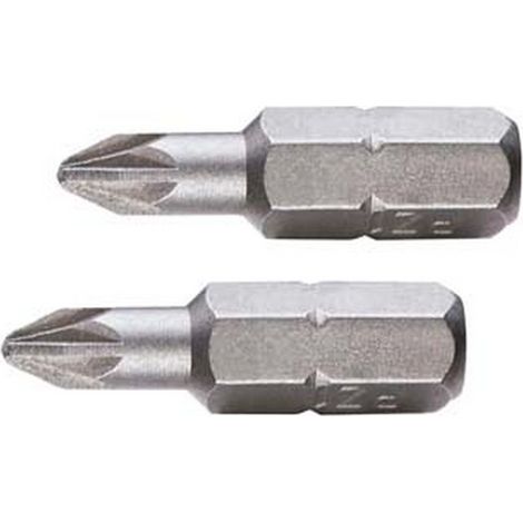 Inserti A Croce Pozidrive In Blister Per Avvitatori Mm.25 - mm.25 PZ 3 in blister 2pz.