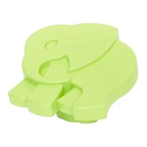 Pomolo Elefante Plastica Verde (1/2)