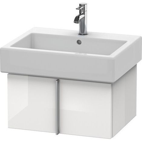 Mobile Vanity Duravit Vero Vanity 6104 a parete, con 1 cassettone, 550 mm, Colore (anteriore/corpo): Ciliegio del Ticino - VE610407373