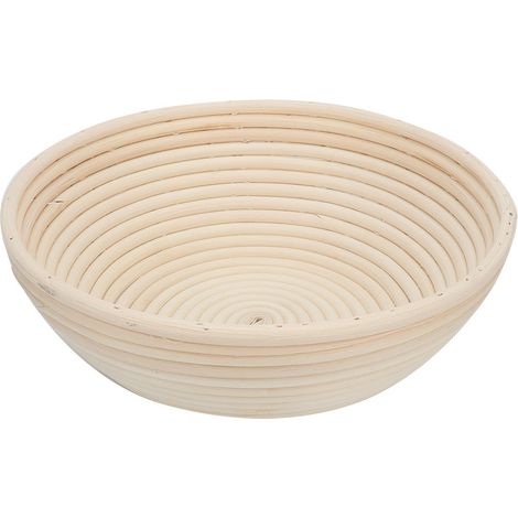Panier à pain en osier naturel pour fermentation - Accessoire boulangerie artisanale (1/5)