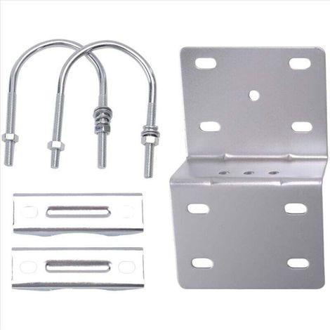 Kit De Montage Antenne Poteau Support Double Boulon U Pince Mâchoire V Fixation