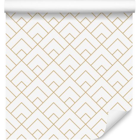 Papel pintado geométrico y minimalista para salón y dormitorio, 50x1000 cm. (1/5)